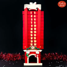 Load image into Gallery viewer, Santa in Chimney Advent Calendar SVG | 3D Advent Calendar Cutting File