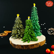 Load image into Gallery viewer, 3D Christmas Tree SVG | Festive Christmas Tree Cutting File