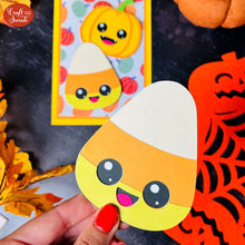 Load image into Gallery viewer, Halloween Critters SVG | Layered Pumpkin & Candy Corn Cutting Files