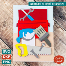 Load image into Gallery viewer, Toolkit Popout Card SVG Cut File