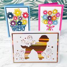 Load image into Gallery viewer, Fold-Out Flower Cards & 24 Individual Flowers