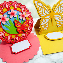 Load image into Gallery viewer, Easel Cards: Square Template & Circular Template