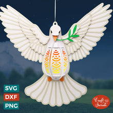 Load image into Gallery viewer, Dove Lantern SVG