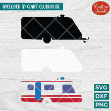 Load image into Gallery viewer, Caravan SVG | Vinyl Version