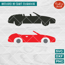 Load image into Gallery viewer, Convertible Car SVG | Vinyl Version
