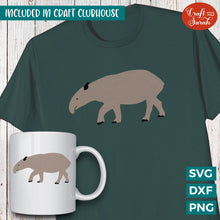 Load image into Gallery viewer, Tapir Adult SVG | Brown Vinyl Version