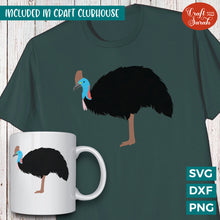 Load image into Gallery viewer, Cassowary SVG | Vinyl Version
