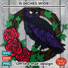 Load image into Gallery viewer, Halloween Wreath Layered SVG | Giant Off-the-Mat Wreath