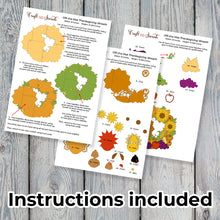 Load image into Gallery viewer, Thanksgiving Wreath Layered SVG | Giant Off-the-Mat Wreath