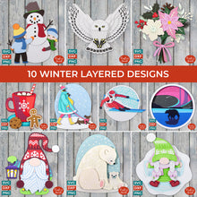 Load image into Gallery viewer, WINTER MEGA BUNDLE: Huge collection of Winter Themed Cutting Files