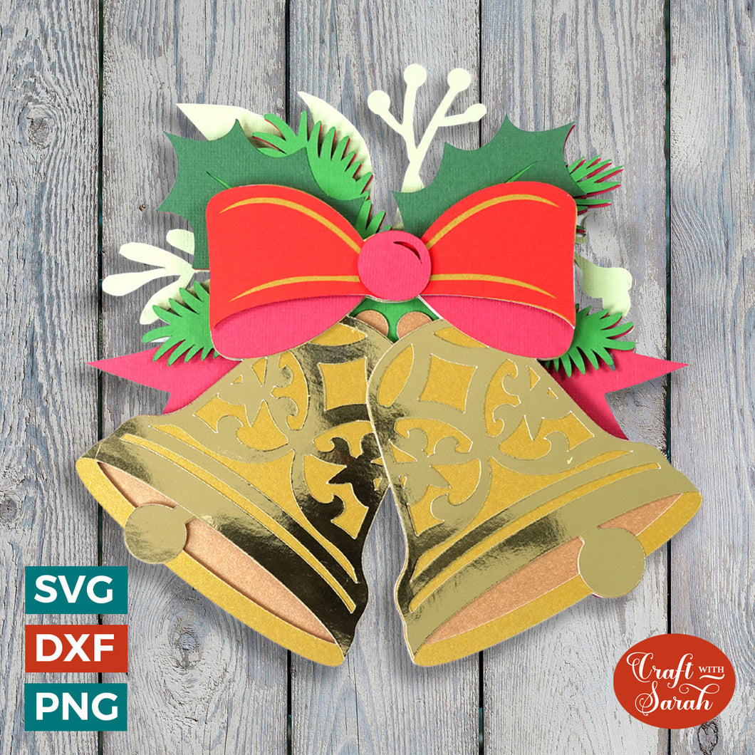 Christmas Bells SVG | Festive Bells Cutting File