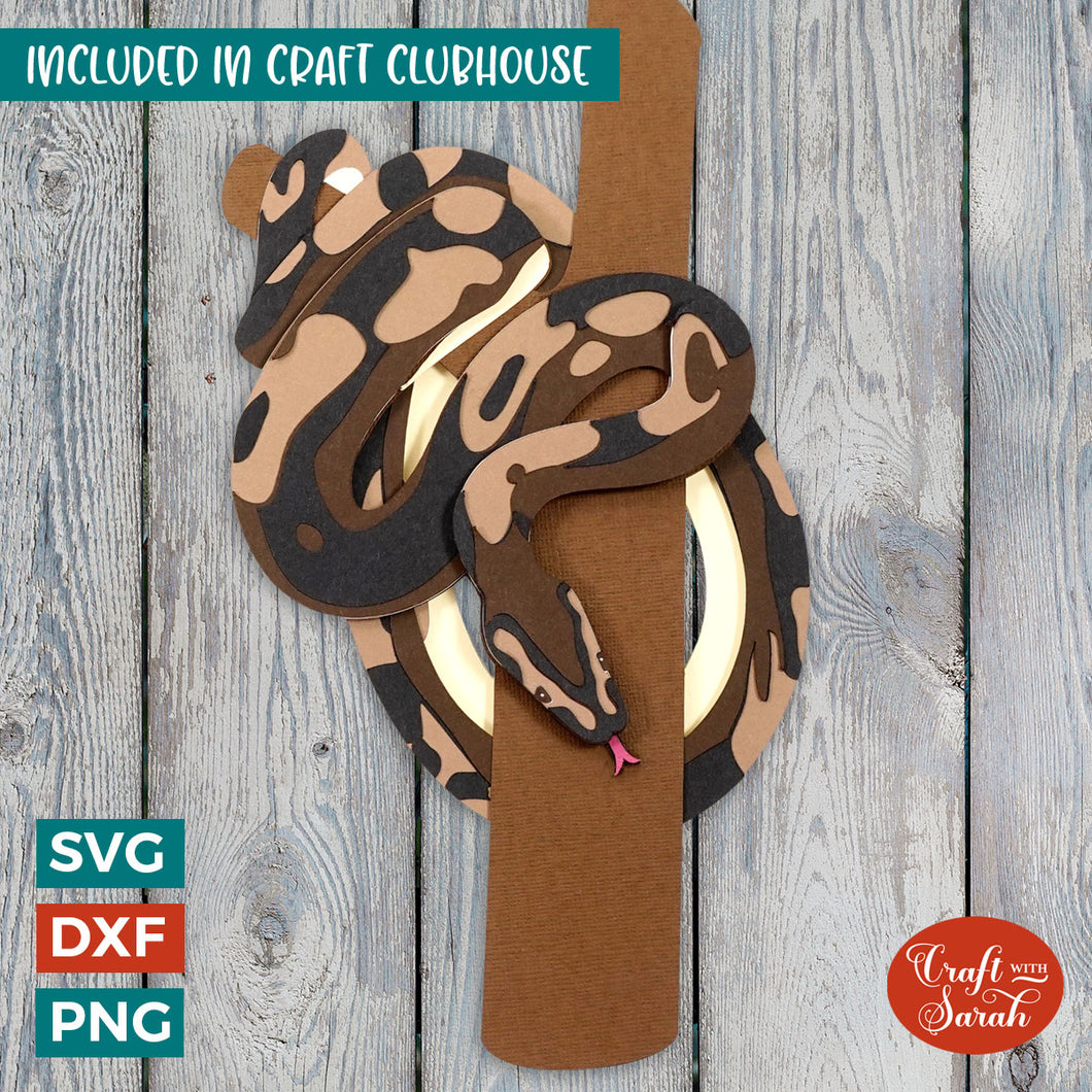 Python SVG | Layered Snake Cut Files