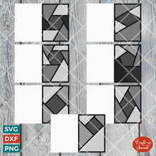 Load image into Gallery viewer, Fractured Card Templates | 7 Different Designs

