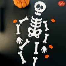Load image into Gallery viewer, Movable Skeleton SVG |  Halloween Skeleton Cutting File
