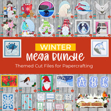 Load image into Gallery viewer, WINTER MEGA BUNDLE: Huge collection of Winter Themed Cutting Files
