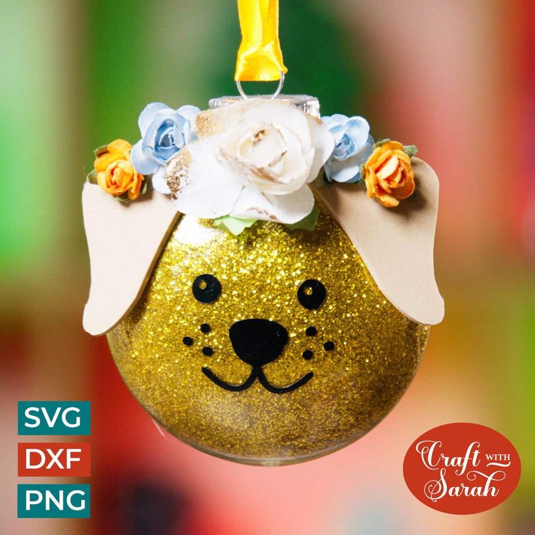 Dog Face Cutting File for Glitter Ornaments