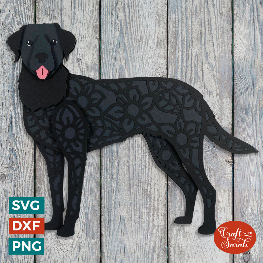 Labrador SVG | Layered American Labrador Dog Cutting File