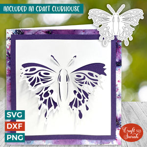 Popout Butterfly Card | "Cut & Fold" Greetings Card 10