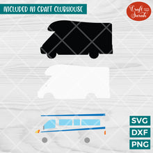 Load image into Gallery viewer, Camper Van SVG | Vinyl Version

