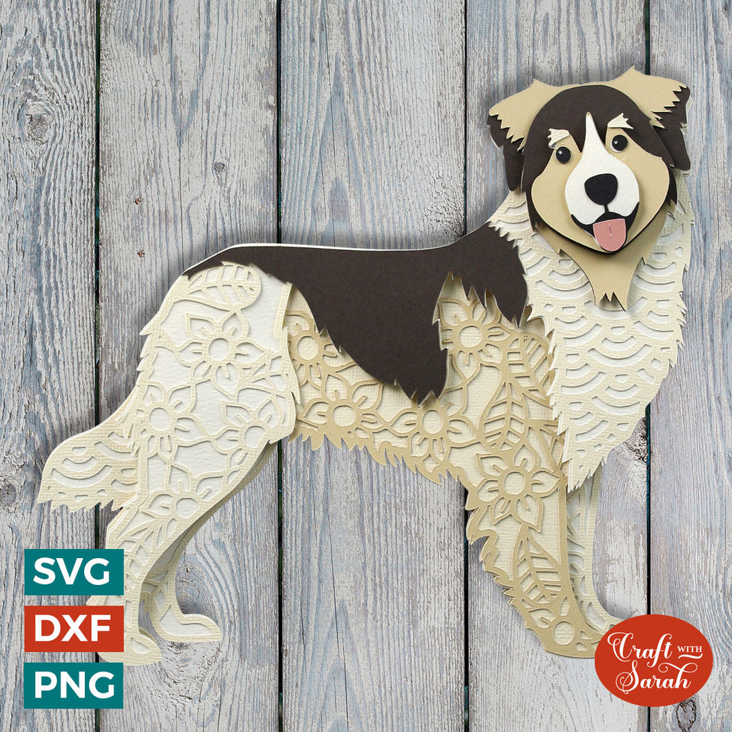 Carpathian Shepherd SVG | Layered Romanian Carpathian Shepherd Cutting File