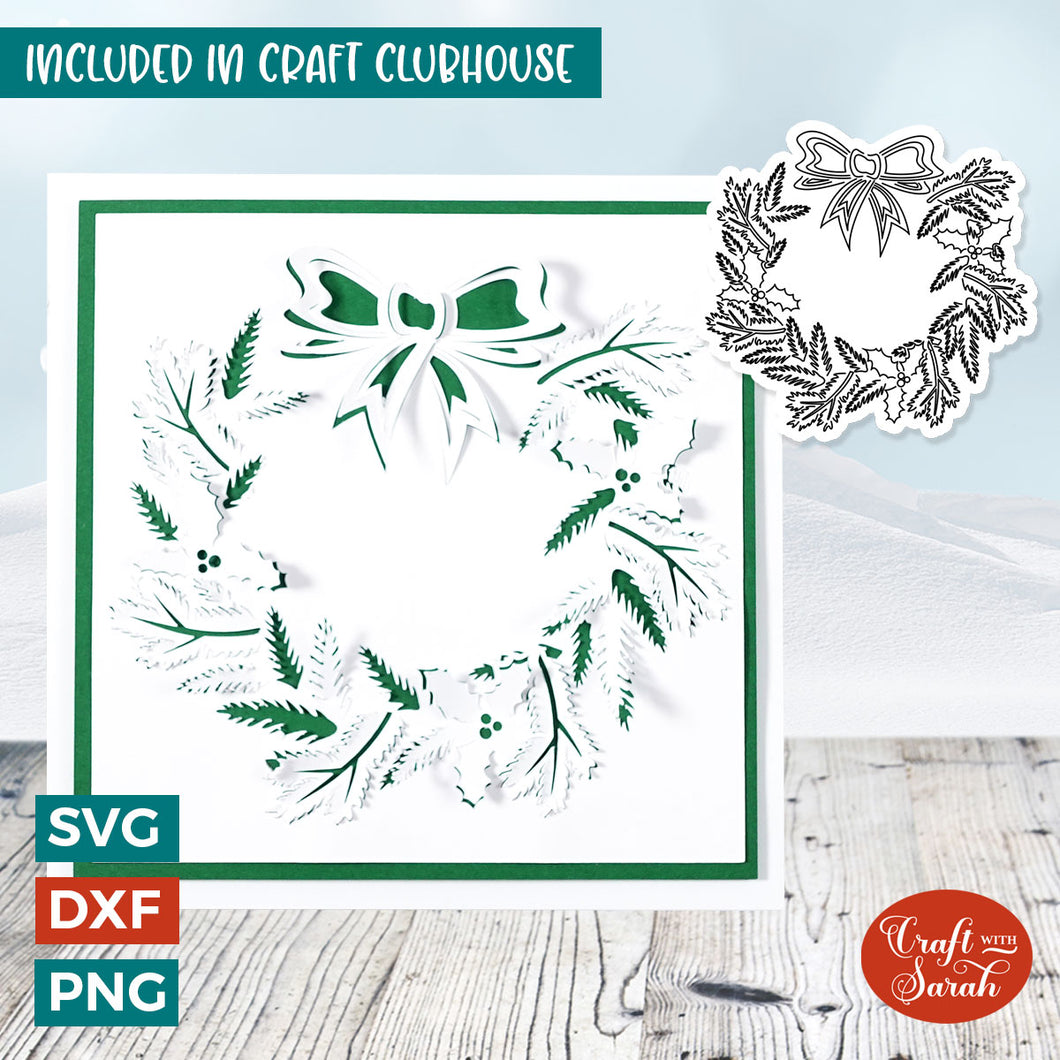 Christmas Wreath Card | 