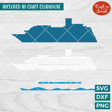 Load image into Gallery viewer, Cruise Ship SVG | Vinyl Version
