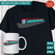 Load image into Gallery viewer, Narrow Boat SVG | Vinyl Version
