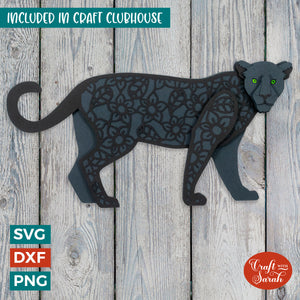 Panther SVG | 3D Black Panther SVG