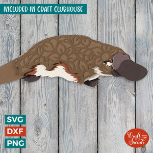 Platypus SVG | 3D Layered Australian Platypus Cut File