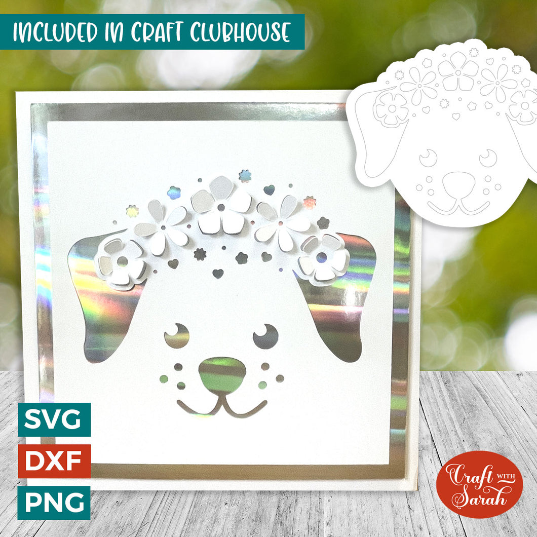 Popout Dog Crown Card | 