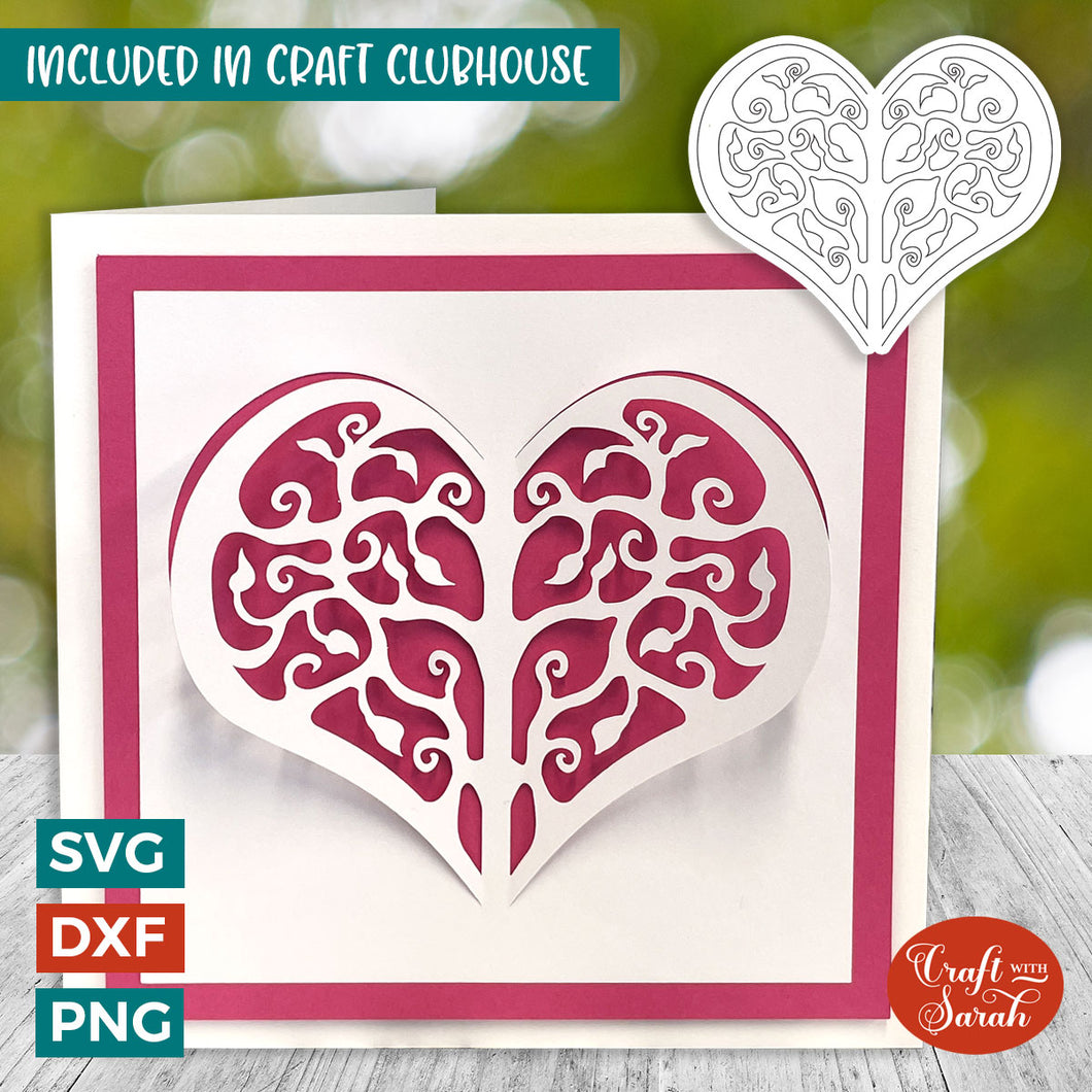 Filigree Heart Card | 