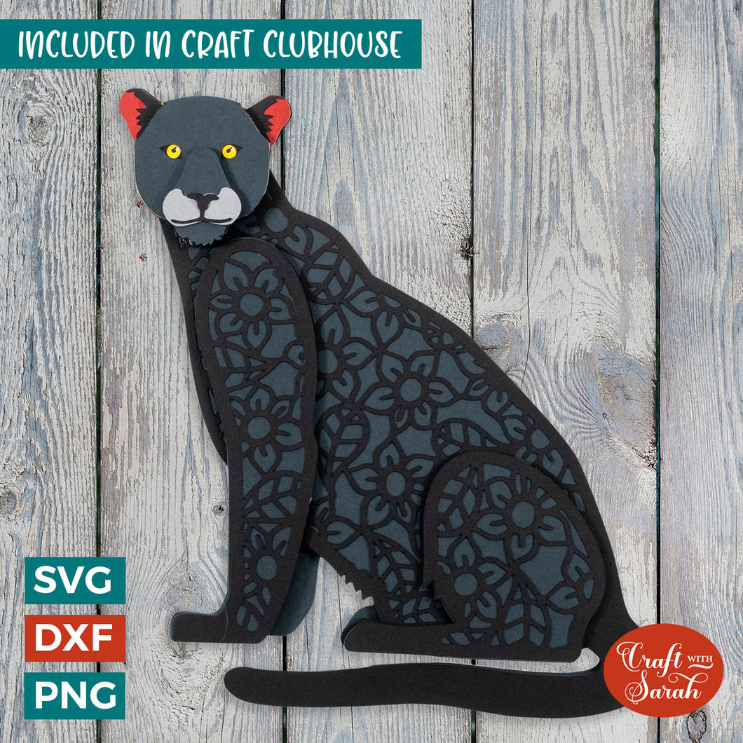Puma SVG | 3D Puma Cat SVG