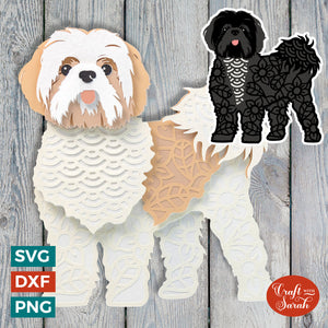 Shih Tzu SVG | Lhasa Apso SVG