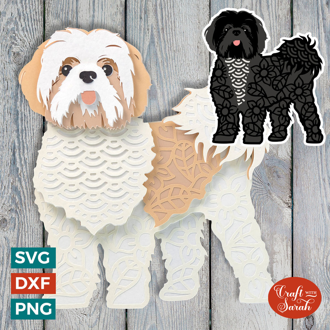 Shih Tzu SVG | Lhasa Apso SVG