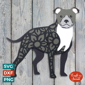 Staffie SVG | Staffie Cutting File