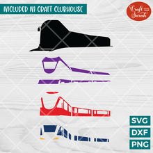 Load image into Gallery viewer, Train SVG | Vinyl Version
