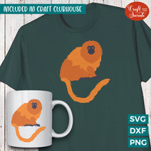 Load image into Gallery viewer, Golden Tamarin SVG | Vinyl Version
