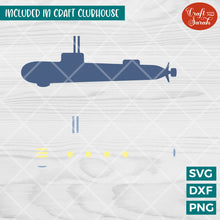 Load image into Gallery viewer, Submarine SVG | Vinyl Version
