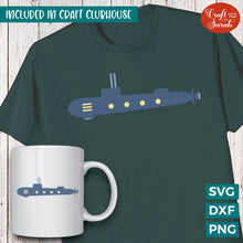 Load image into Gallery viewer, Submarine SVG | Vinyl Version
