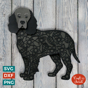 Cocker Spaniel SVG | Layered Working Cocker Spaniel Cutting File