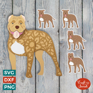 XL American Bulldog SVG | Am Bull Cutting File