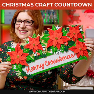Giant Off-the-Mat Poinsettia SVG Cutting File